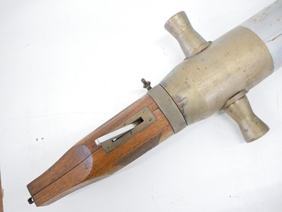 Lot 39 - 1.5" punt gun, 93 inch barrel, (103inches...