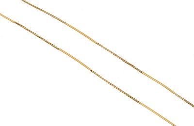 Lot 45 - An 18ct gold chain necklace
