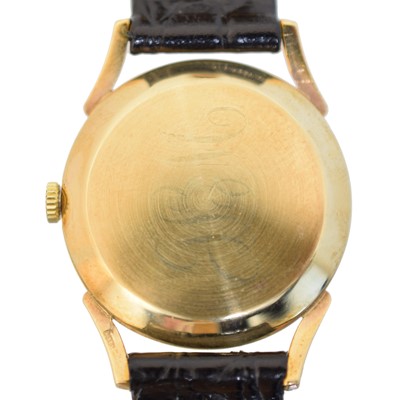 Lot 229 - A 1950s 9ct gold Rolex Precision manual wind wristwatch