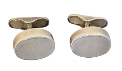 Lot 151 - A pair of Georg Jensen silver cufflinks
