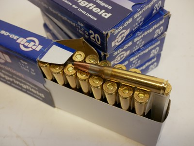 Lot 369 - .30-06 PPU ammunition, one hundred 180 grain...