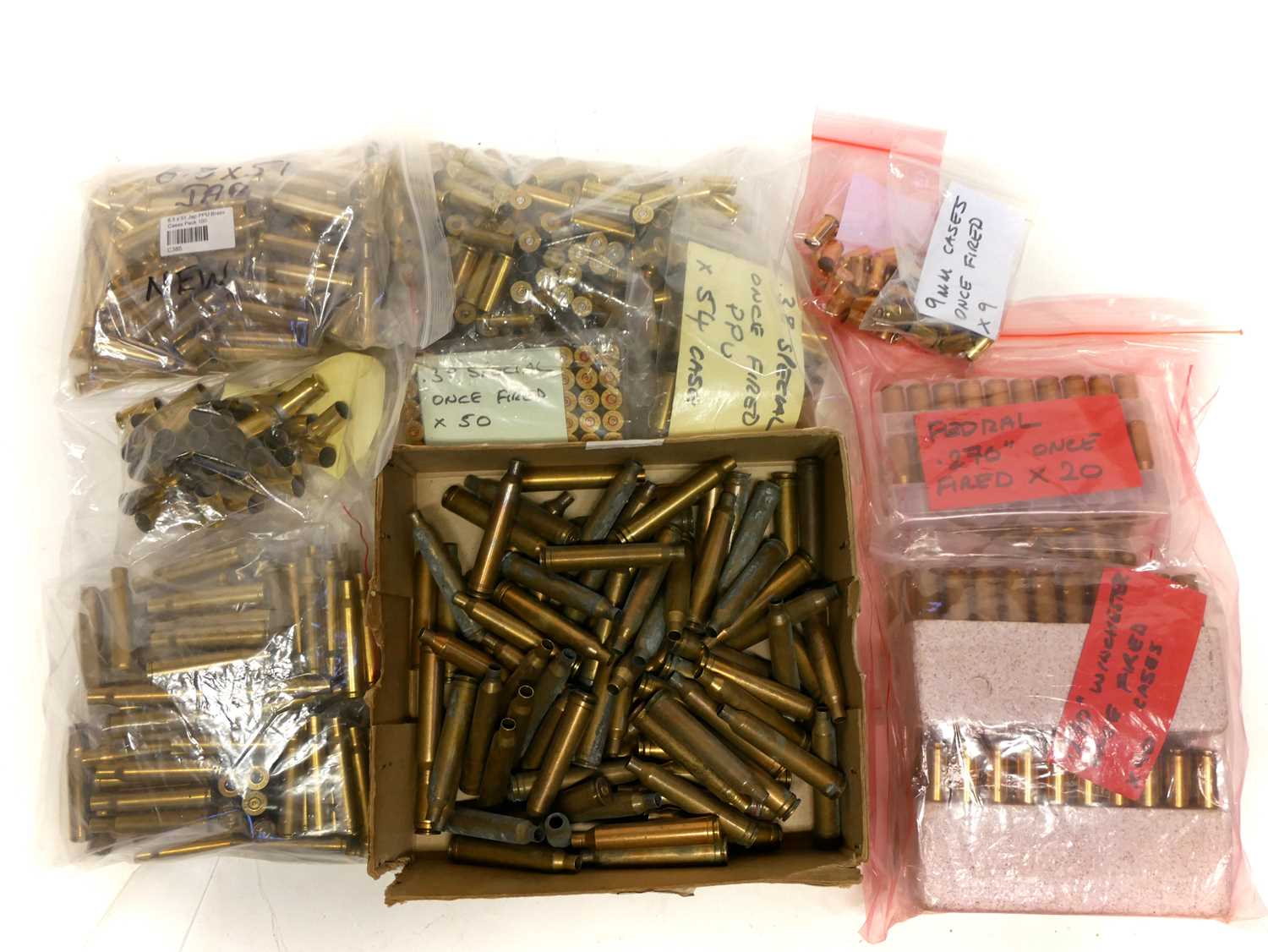 Lot 397 - Mixed brass cases, to include approximately...