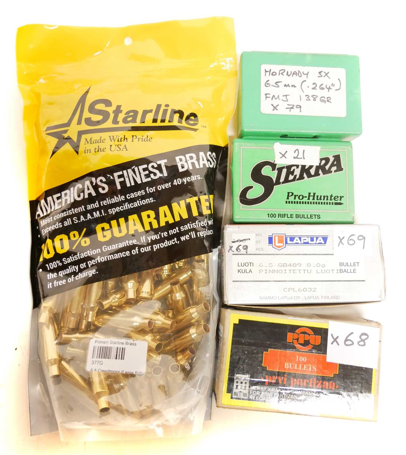 Lot 399 - 6.5 Creedmoor components, to include a new...