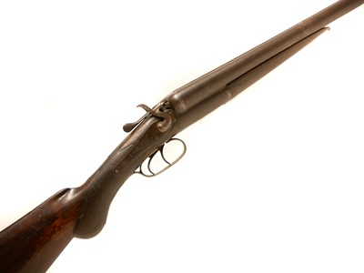 Lot 126 - Deactivated 12 bore side by side shotgun with...