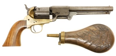 Lot 116 - Deactivated Italian copy of a brass frame Colt...