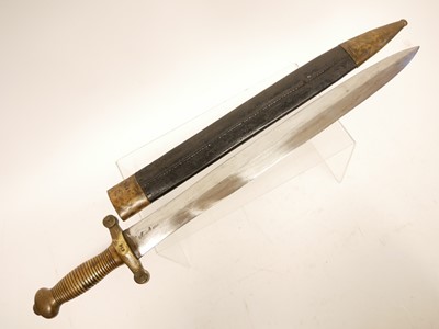 Lot 104 - French M.1831 Gladius short sword and scabbard,...