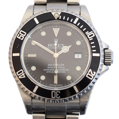 Lot A Rolex Oyster Perpetual Sea-Dweller wristwatch