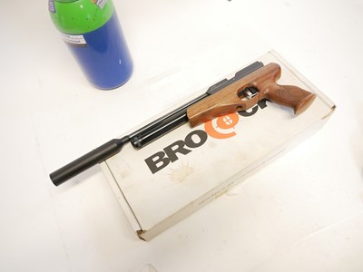 Lot 70 - Brocock Aim .22 PCP air pistol, 10 inch barrel...