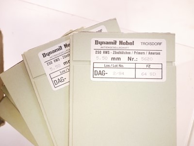 Lot 394 - 1500 Nobel 5.5mm Berdan primers. UK FIREARMS...