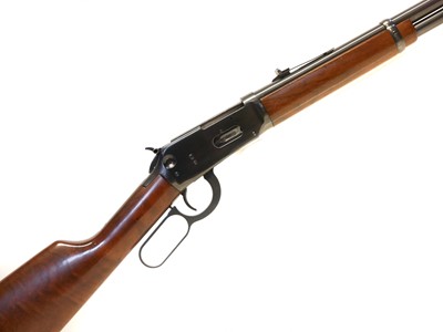 Lot 203 - Winchester .357 94AE lever action saddle ring...