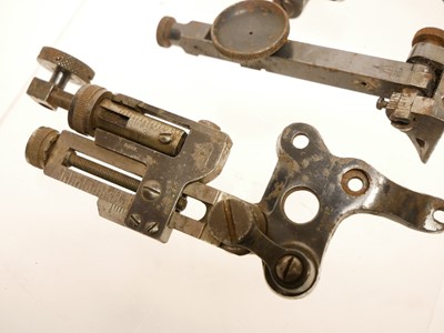 Lot 349 - Target rifle sights, to include an A G Parker...