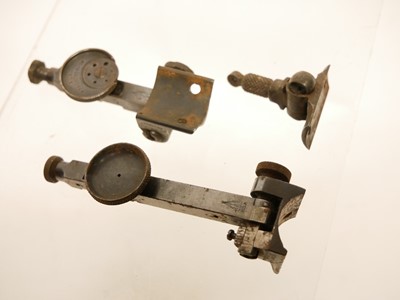 Lot 349 - Target rifle sights, to include an A G Parker...