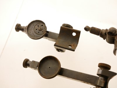 Lot 349 - Target rifle sights, to include an A G Parker...