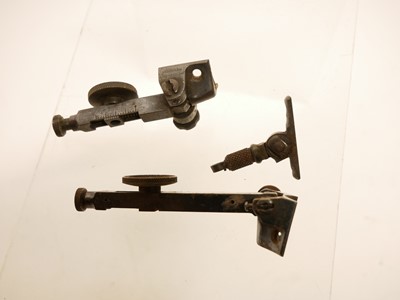 Lot 349 - Target rifle sights, to include an A G Parker...
