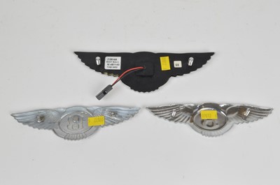 Lot 230 - Three Bentley Wings 'B' Car Badges