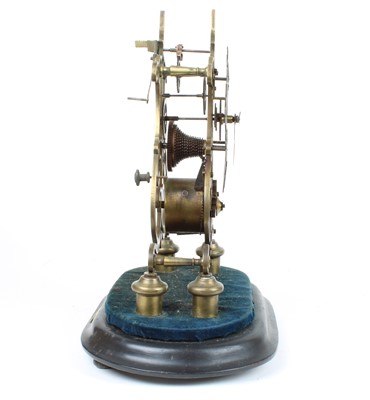 Lot 255 - Early 20th Century Single Fusee Skeleton Clock