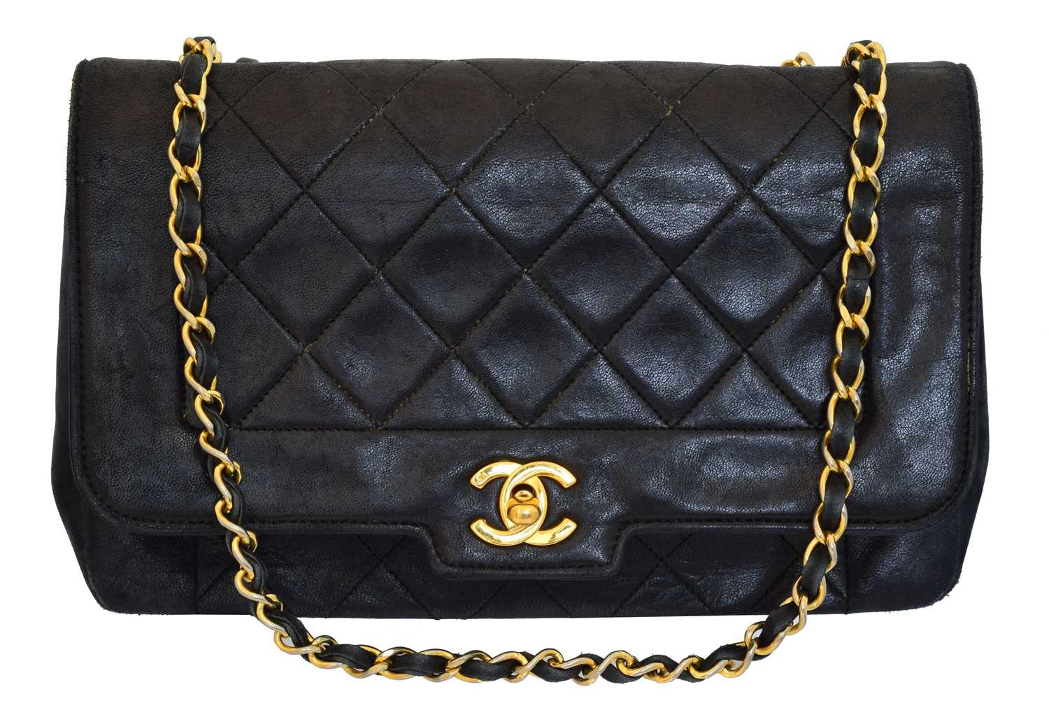 Lot 167 - A Chanel 'Diana' Flap handbag