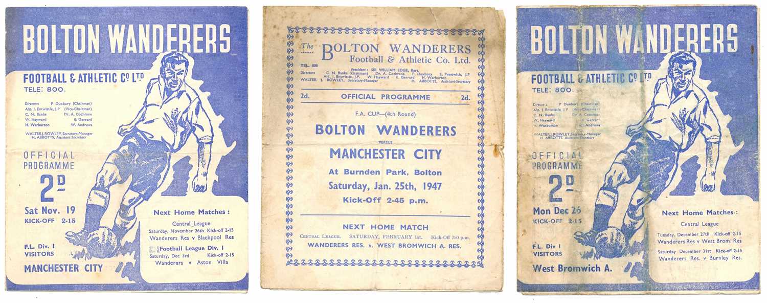 Lot 34 - Bolton Wanderers