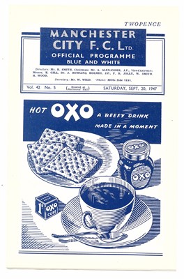 Lot 48 - Mixed 1940's Football Programmes