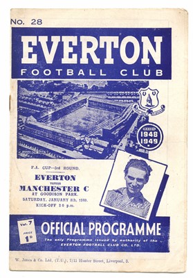 Lot 47 - Five Assorted Football Programmes from 1944-1950