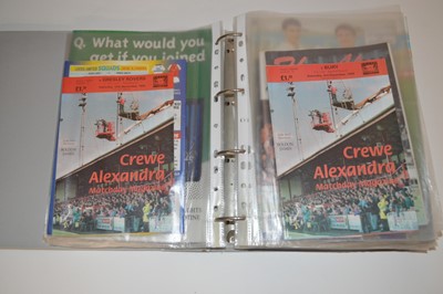 Lot 39 - Crewe Alexandra FA Cup Programmes