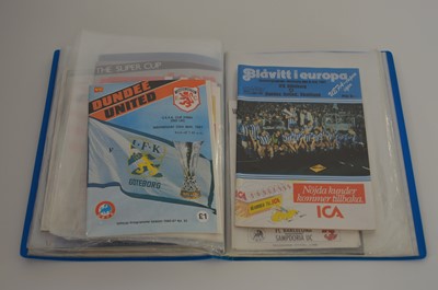 Lot 53 - Football Programmes from Various European Competitions