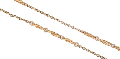 Lot 70 - A chain necklace