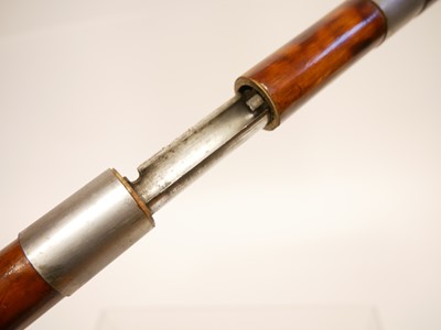 Lot 291 - .410 walking stick shotgun, with horn grip and...