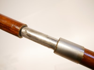 Lot 291 - .410 walking stick shotgun, with horn grip and...