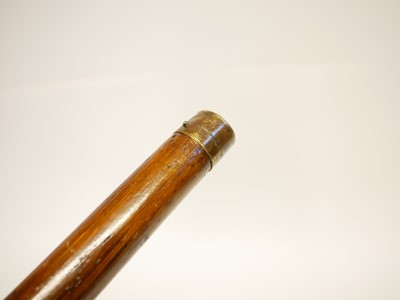 Lot 291 - .410 walking stick shotgun, with horn grip and...