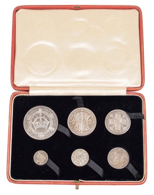 Lot 31 - A Royal Mint George V 1927 Silver Proof Specimen Coin set.