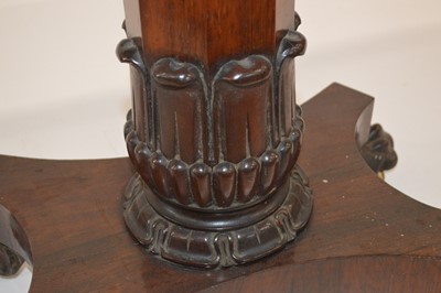 Lot 339 - William IV Rosewood Fold-Over Card Table