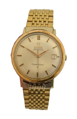 Lot 197 - An Omega Chronometer Constellation automatic wristwatch.