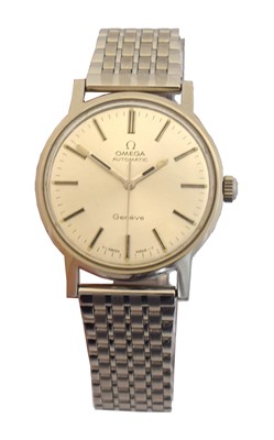 Lot 210 - A 1970s stainless steel Omega Geneve automatic wristwatch, ref. 165.070.