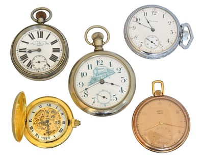 Lot 140 - Five pocket watches