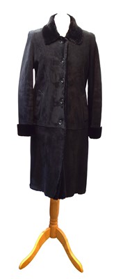 Lot 165 - A Burberry shearling coat