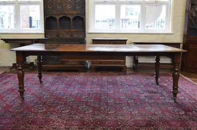 Lot 378 - Victorian Mahogany Wind-Out Extending Dining Table
