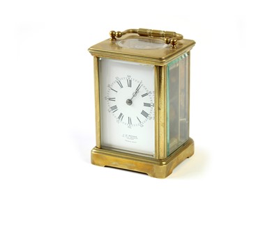 Lot 251 - J.W. Benson, London Carriage Clock