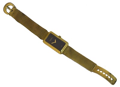 Lot 230 - A 1970s silver gilt Roy King manual wind wristwatch
