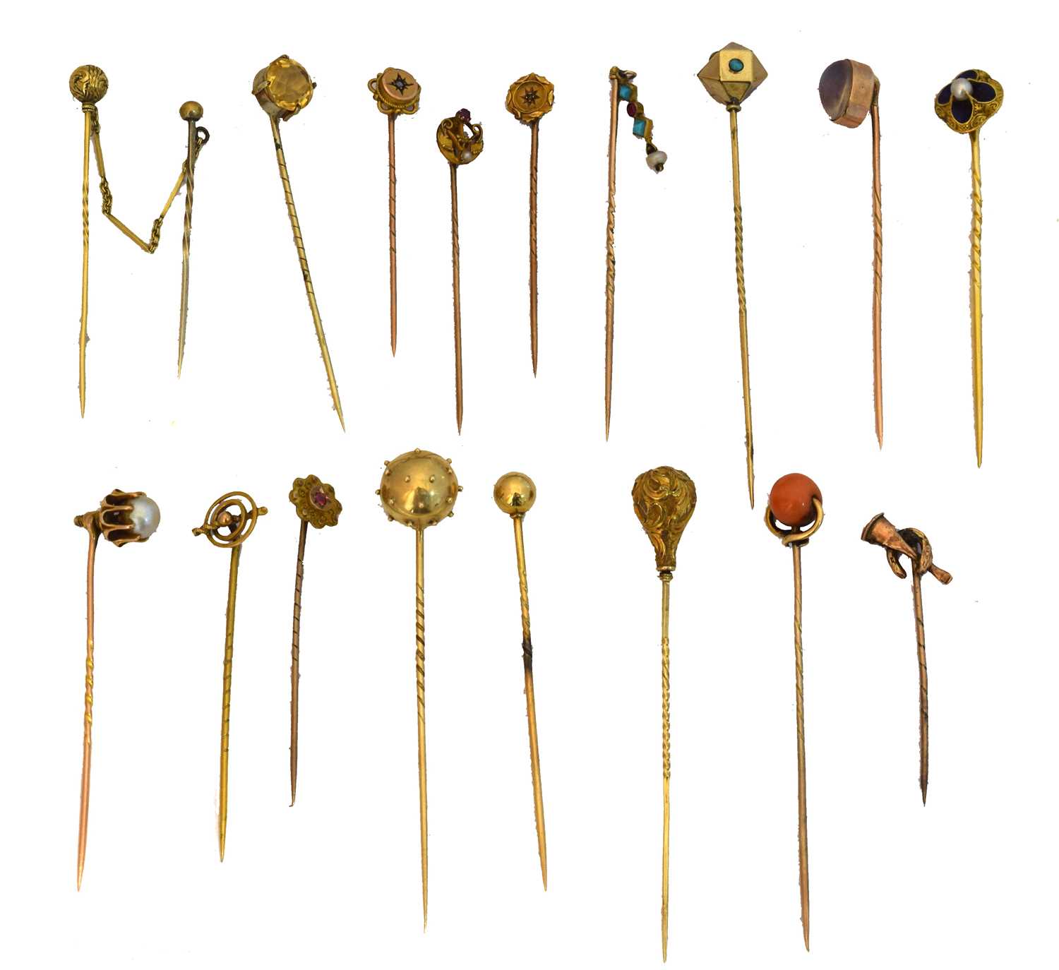 Lot 16 - A selection of stickpins