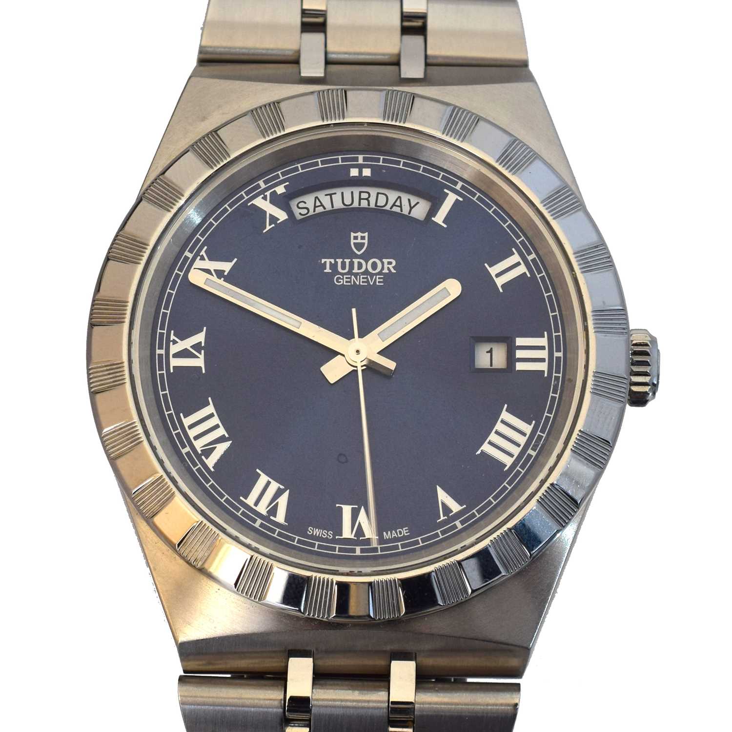 Lot 239 - A stainless steel Tudor Royal Date Day automatic wristwatch