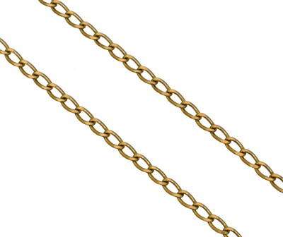 Lot 43 - A 9ct chain necklace