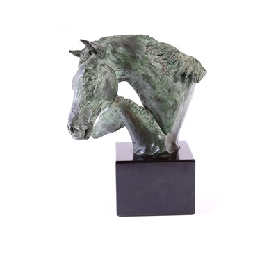 Lot 99 - Horse and Foal Bronze Sculpture