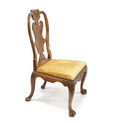Lot 346 - Mid 18th Century and Later Walnut Side Chair