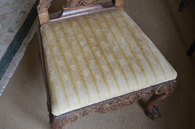 Lot 346 - Mid 18th Century and Later Walnut Side Chair