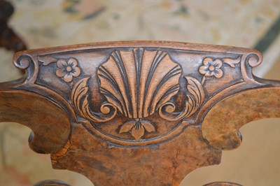 Lot 346 - Mid 18th Century and Later Walnut Side Chair
