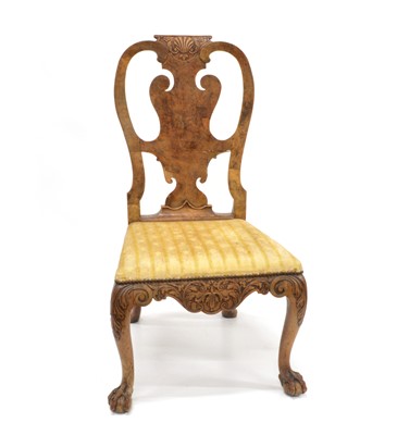Lot 346 - Mid 18th Century and Later Walnut Side Chair