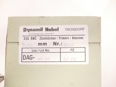 Lot 590 - Dynamit Nobel Berdan primers, 250 large and...