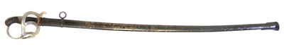 Lot 210 - Prussian M1852 cavalry sabre, of small slender...