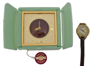 Lot 123 - A 1950s Smiths travel clock
